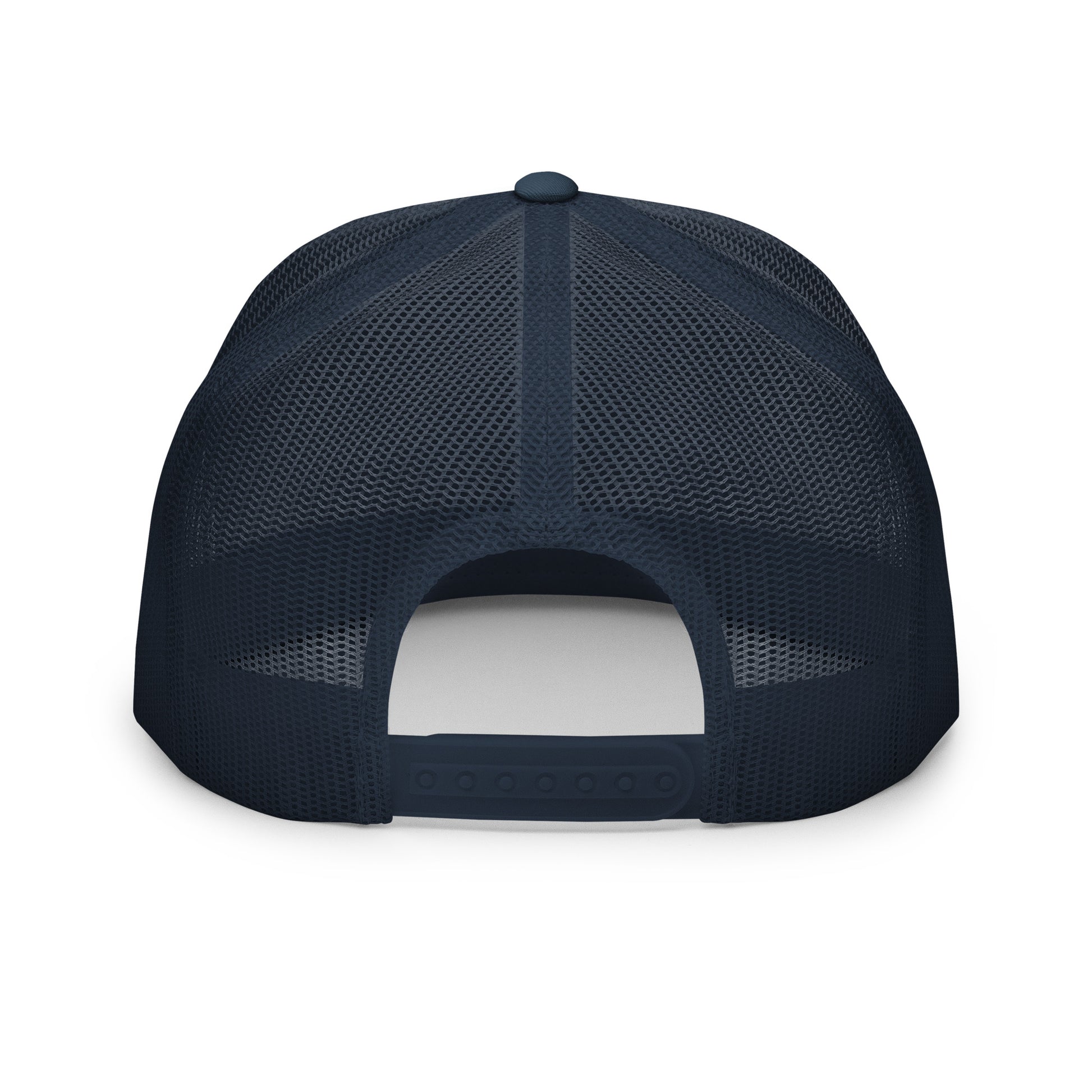 Flat bill trucker cap