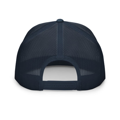 Flat bill trucker cap