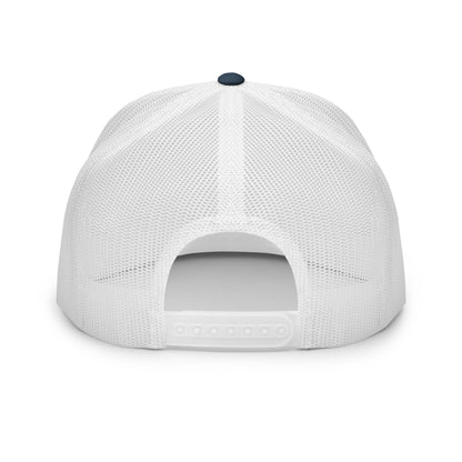 Flat bill trucker cap
