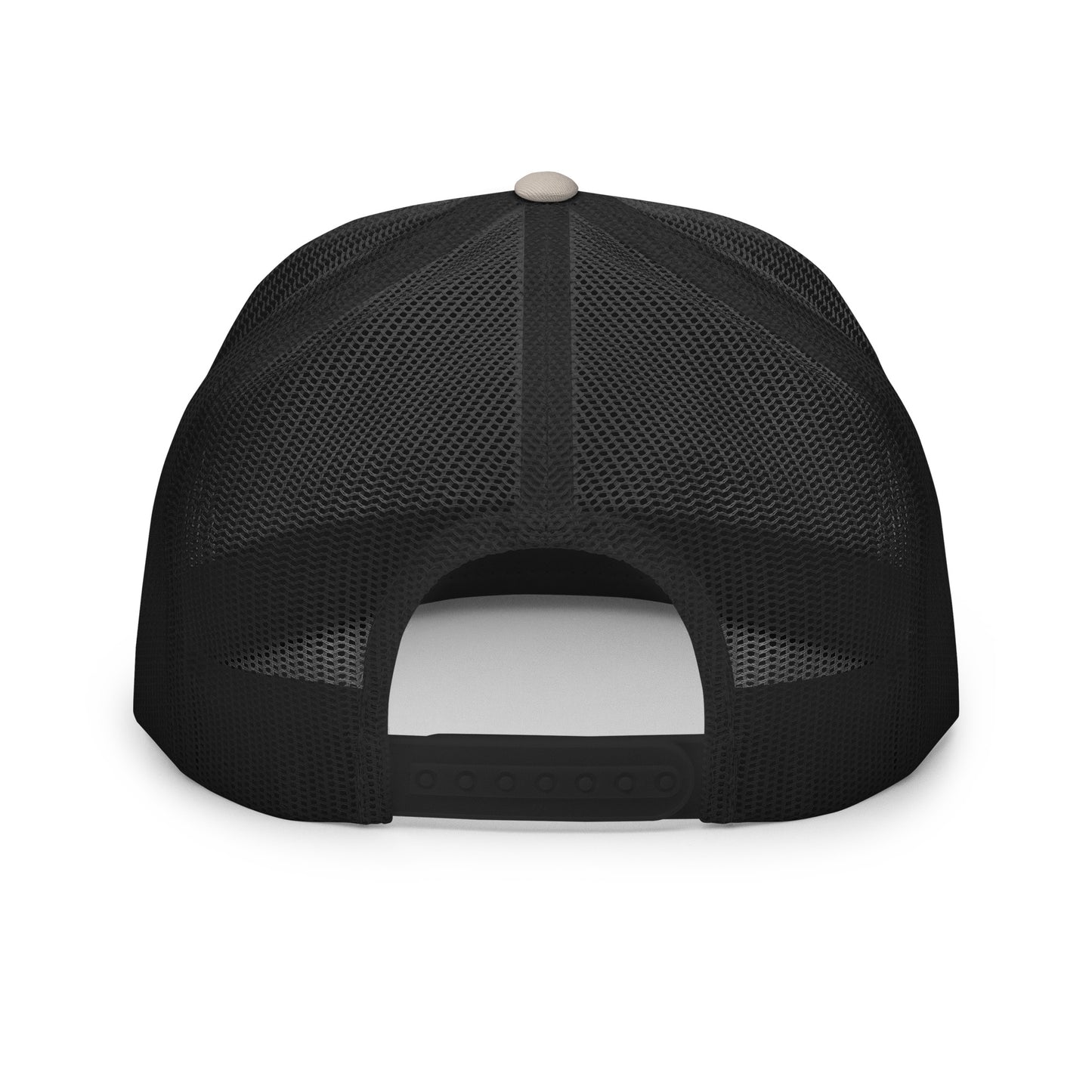 Flat bill trucker cap