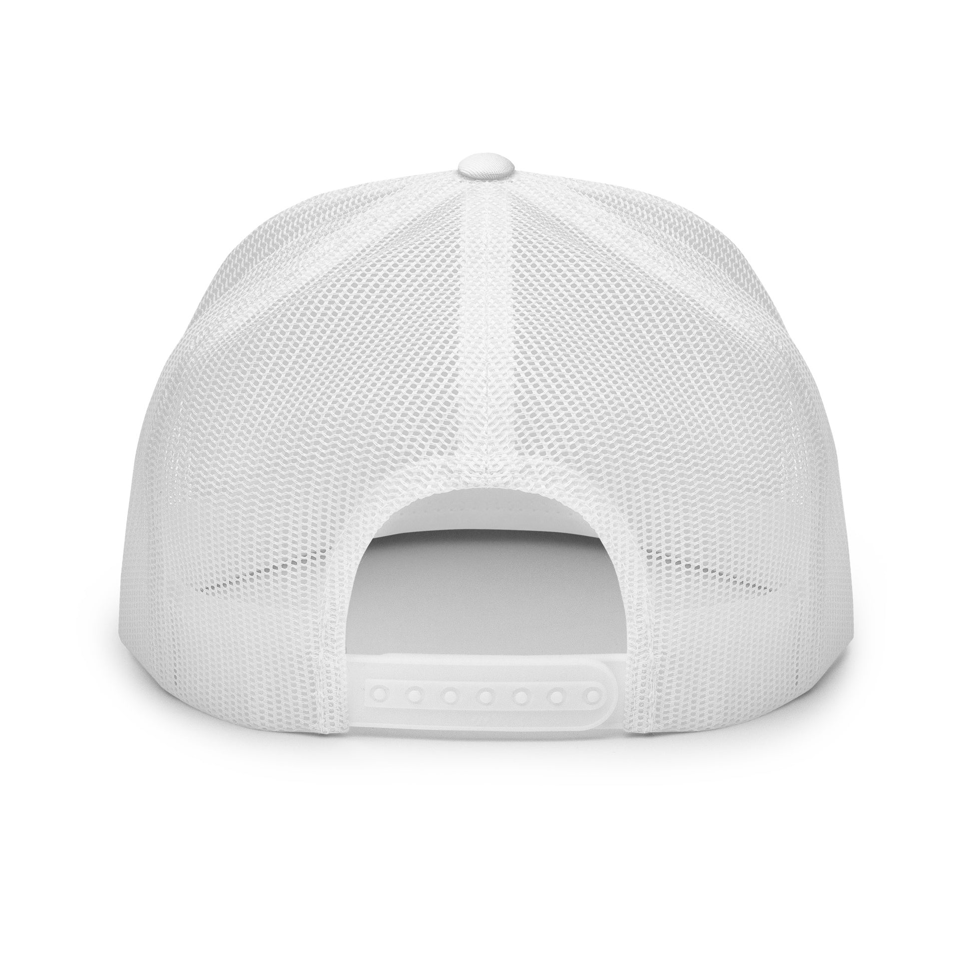 Flat bill trucker cap