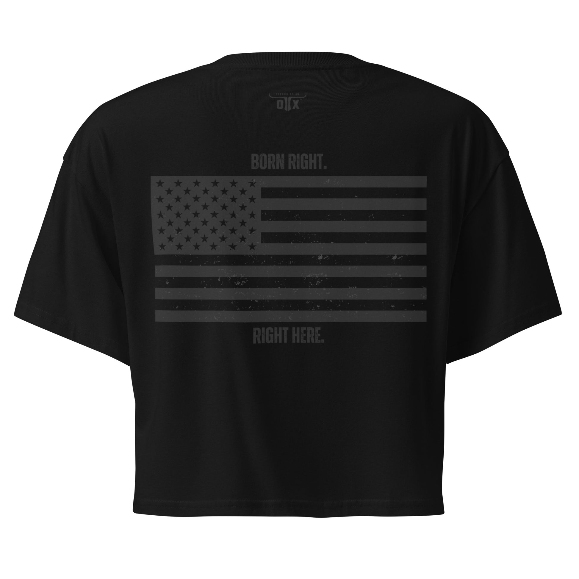 Premium Cotton Gym Crop Tee