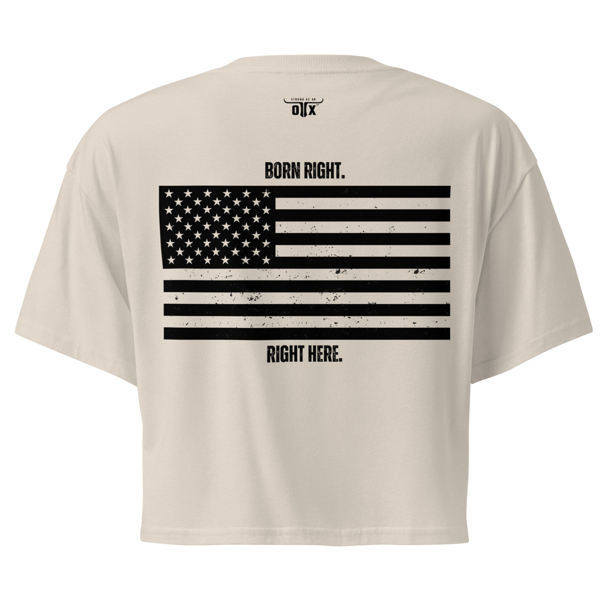 Premium Cotton Gym Crop Tee