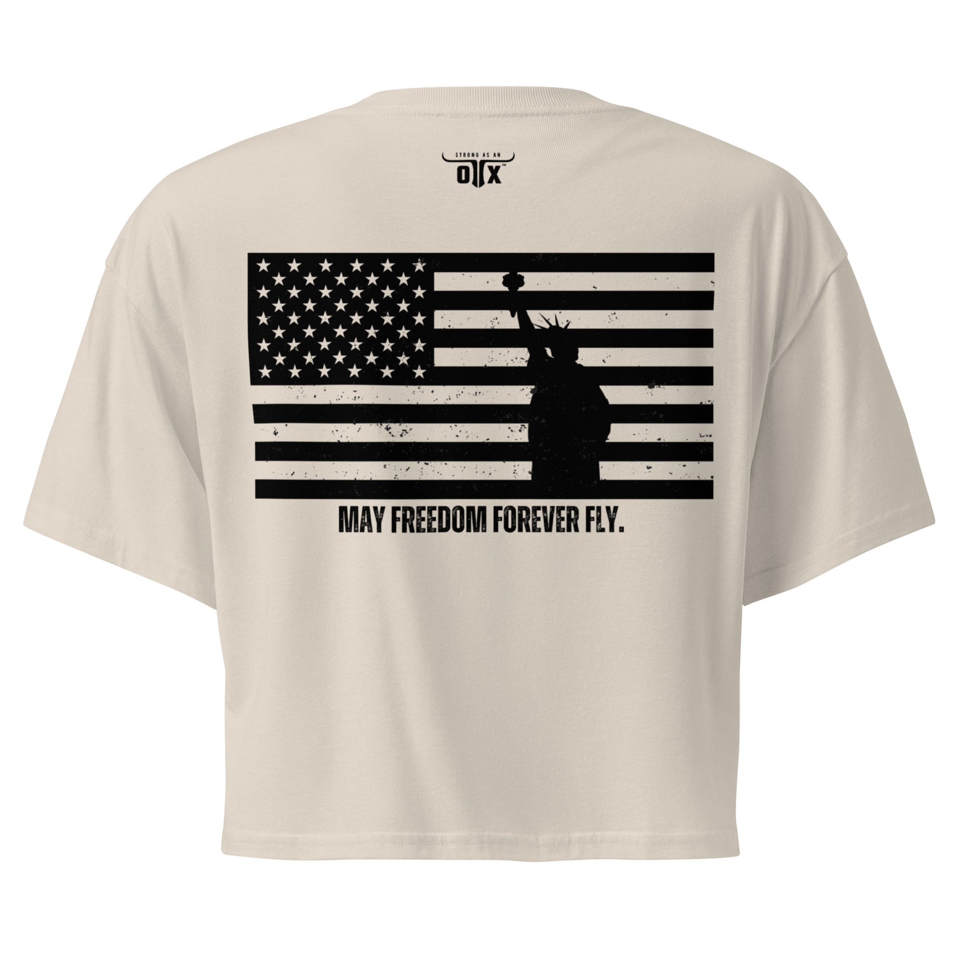 Premium Cotton Gym Crop Tee