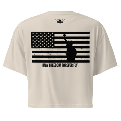 Premium Cotton Gym Crop Tee