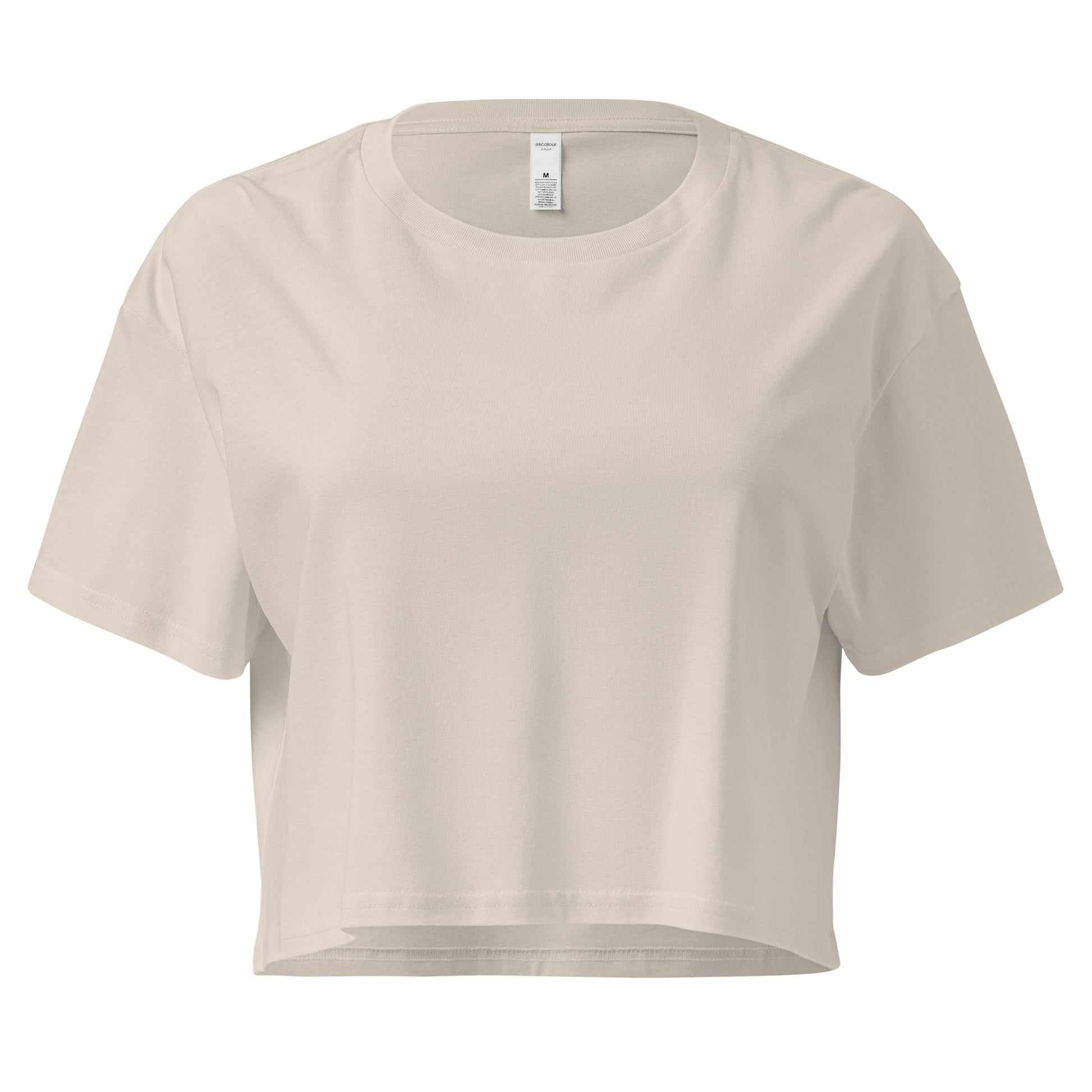 Premium Cotton Gym Crop Tee