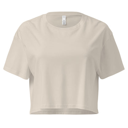 Premium Cotton Gym Crop Tee