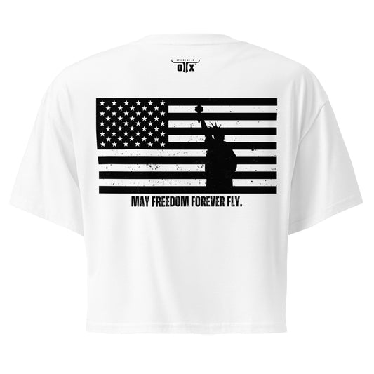 Premium Cotton Gym Crop Tee