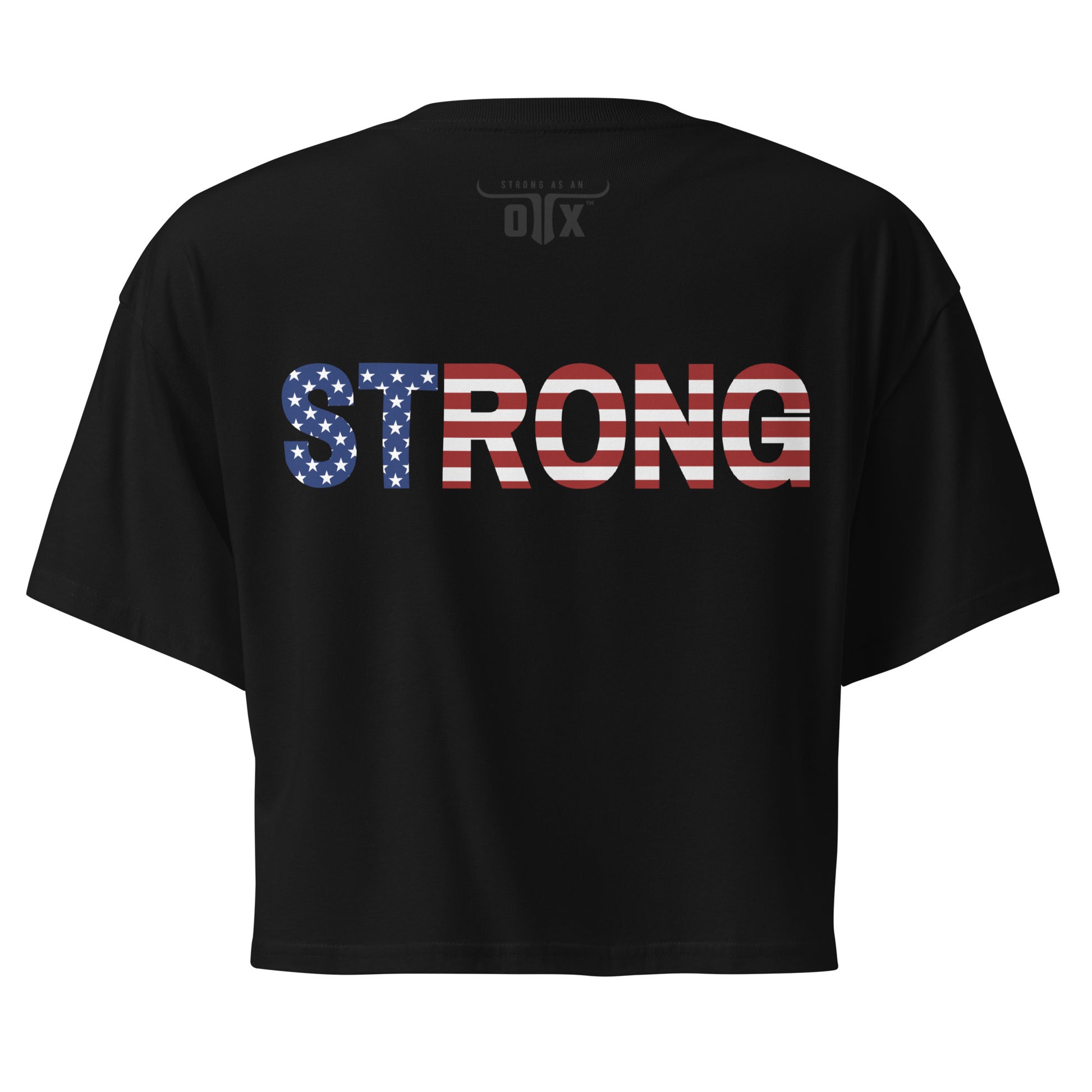 Premium Cotton Gym Crop Tee