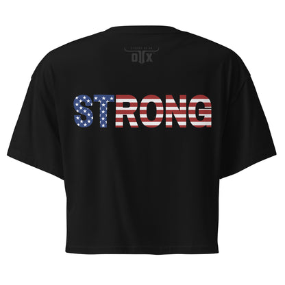 Premium Cotton Gym Crop Tee