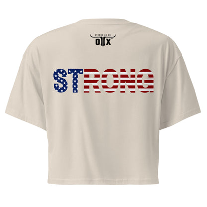 Premium Cotton Gym Crop Tee