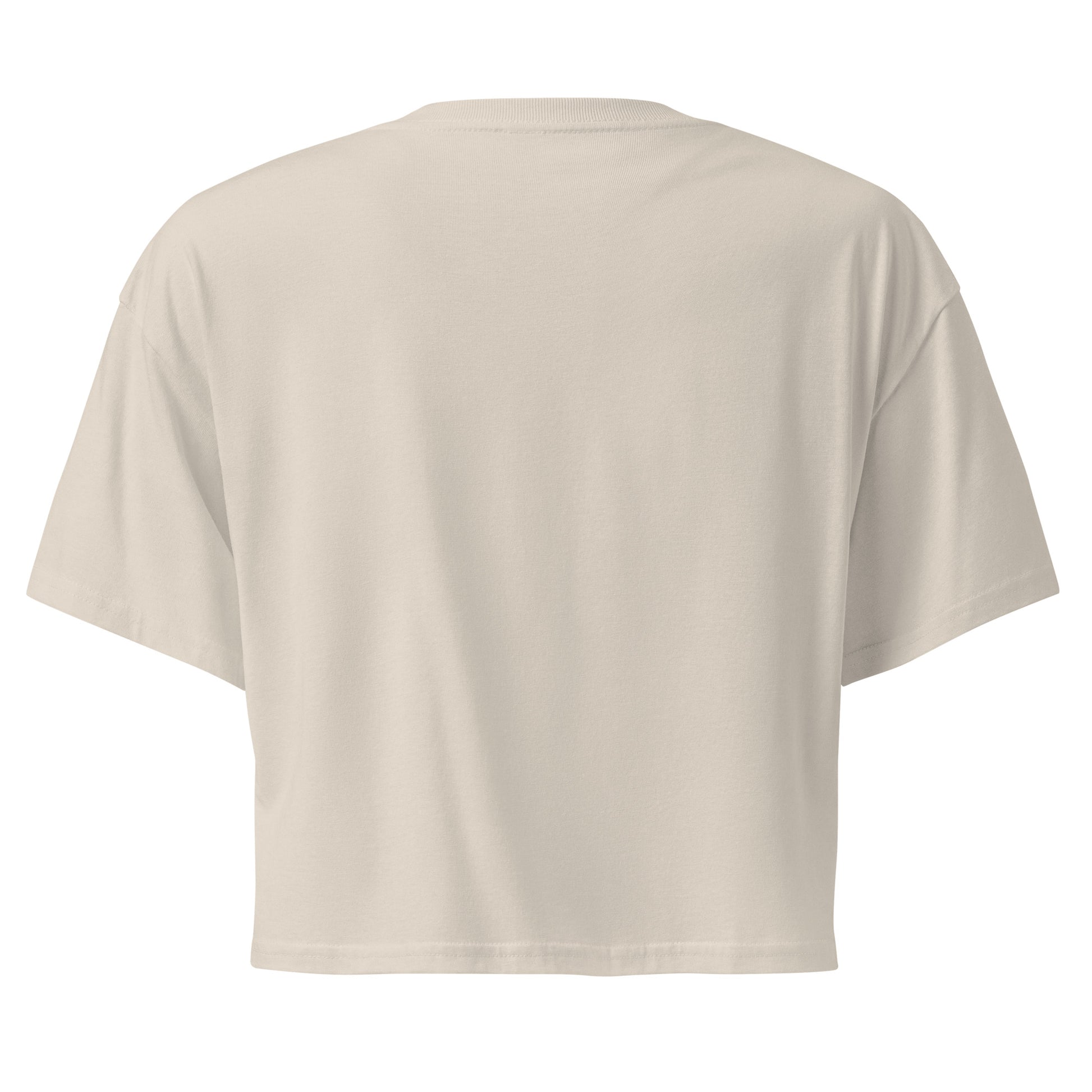 Premium Cotton Gym Crop Tee