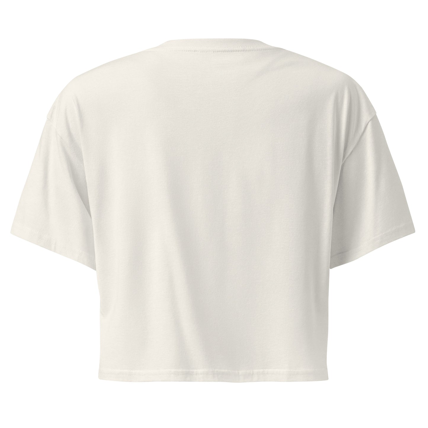 Premium Cotton Gym Crop Tee
