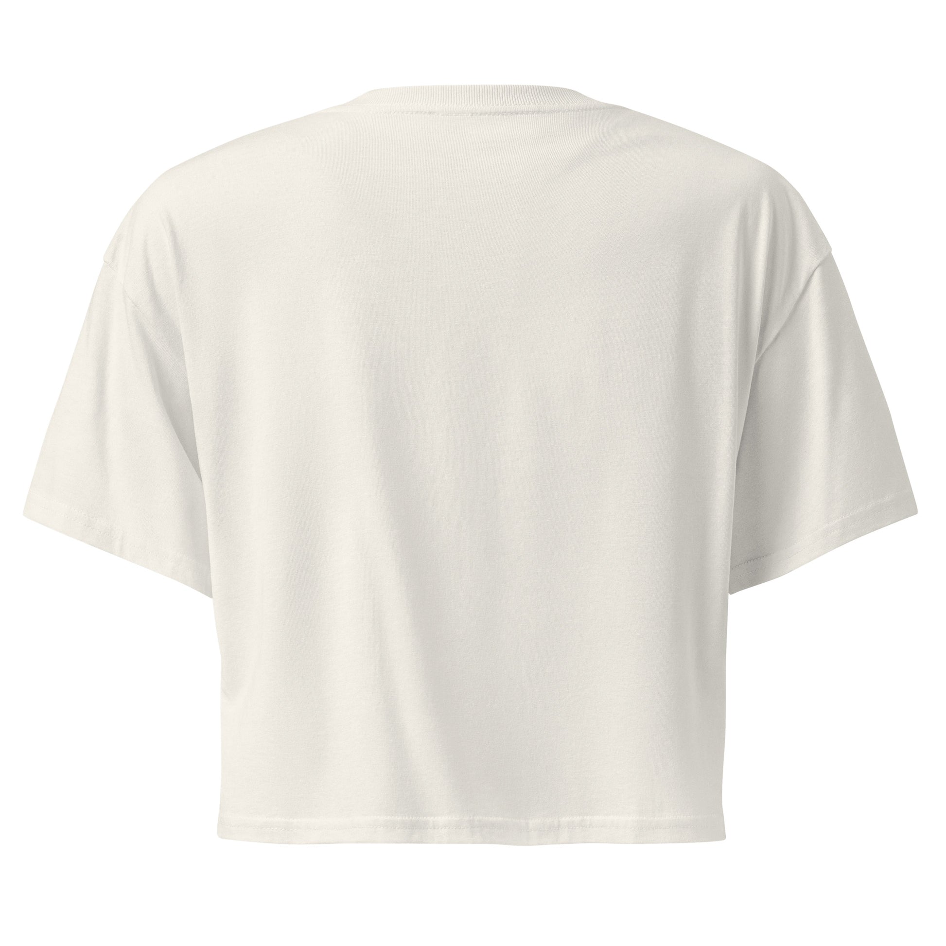 Premium Cotton Gym Crop Tee