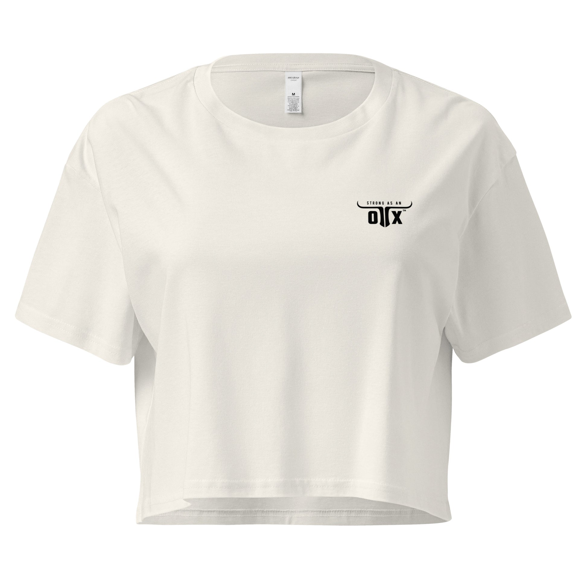 Premium Cotton Gym Crop Tee