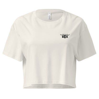 Premium Cotton Gym Crop Tee