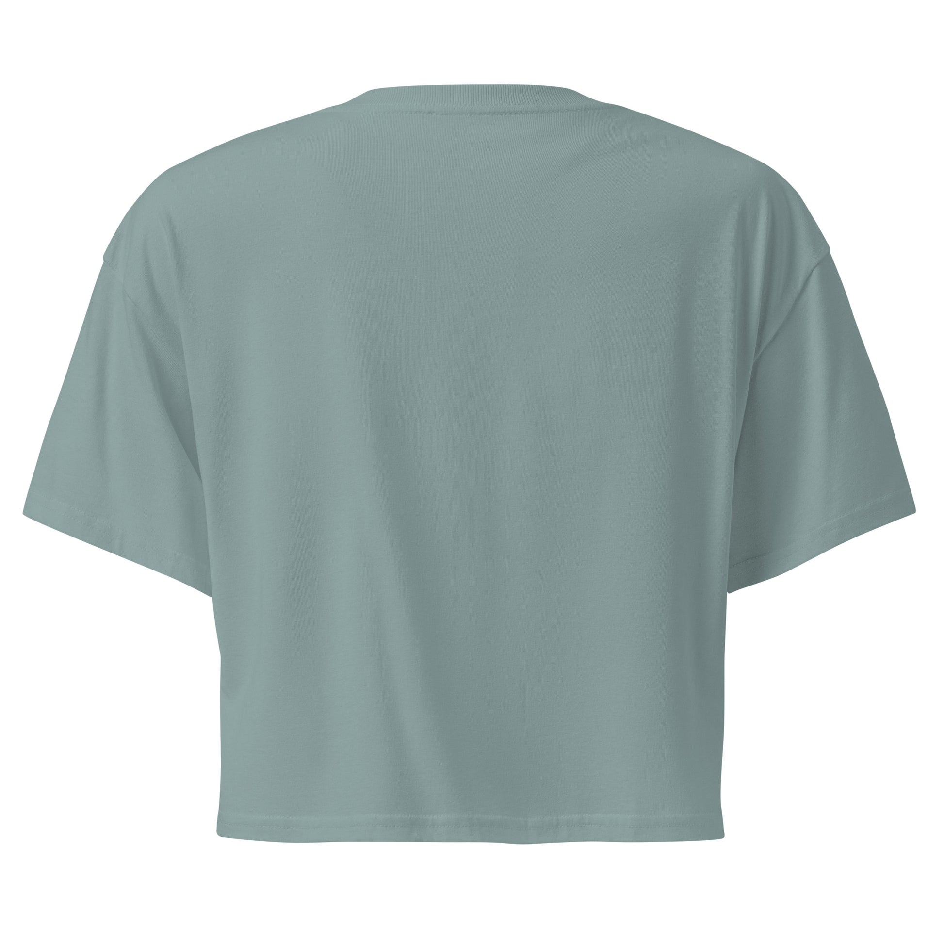Premium Cotton Gym Crop Tee