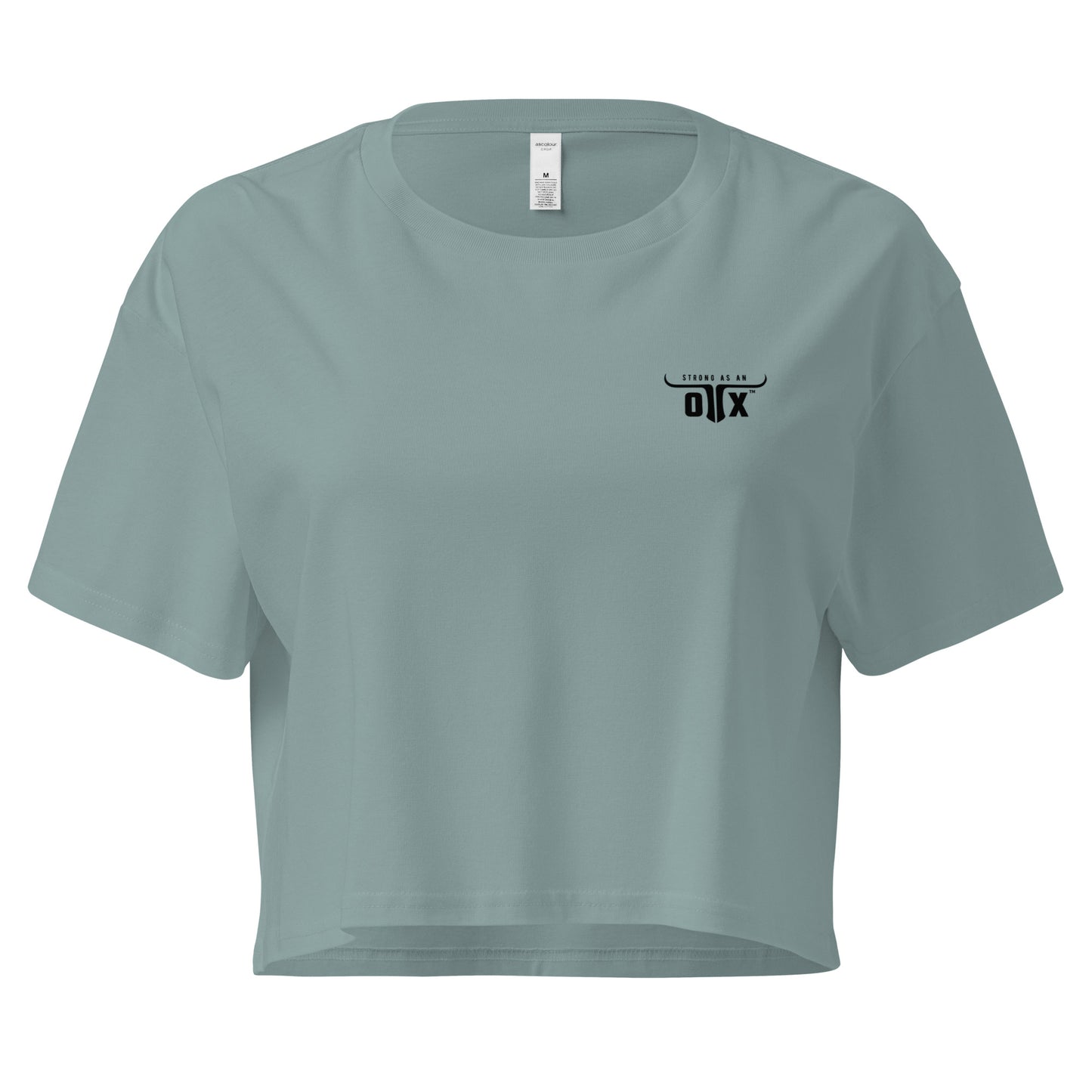 Premium Cotton Gym Crop Tee