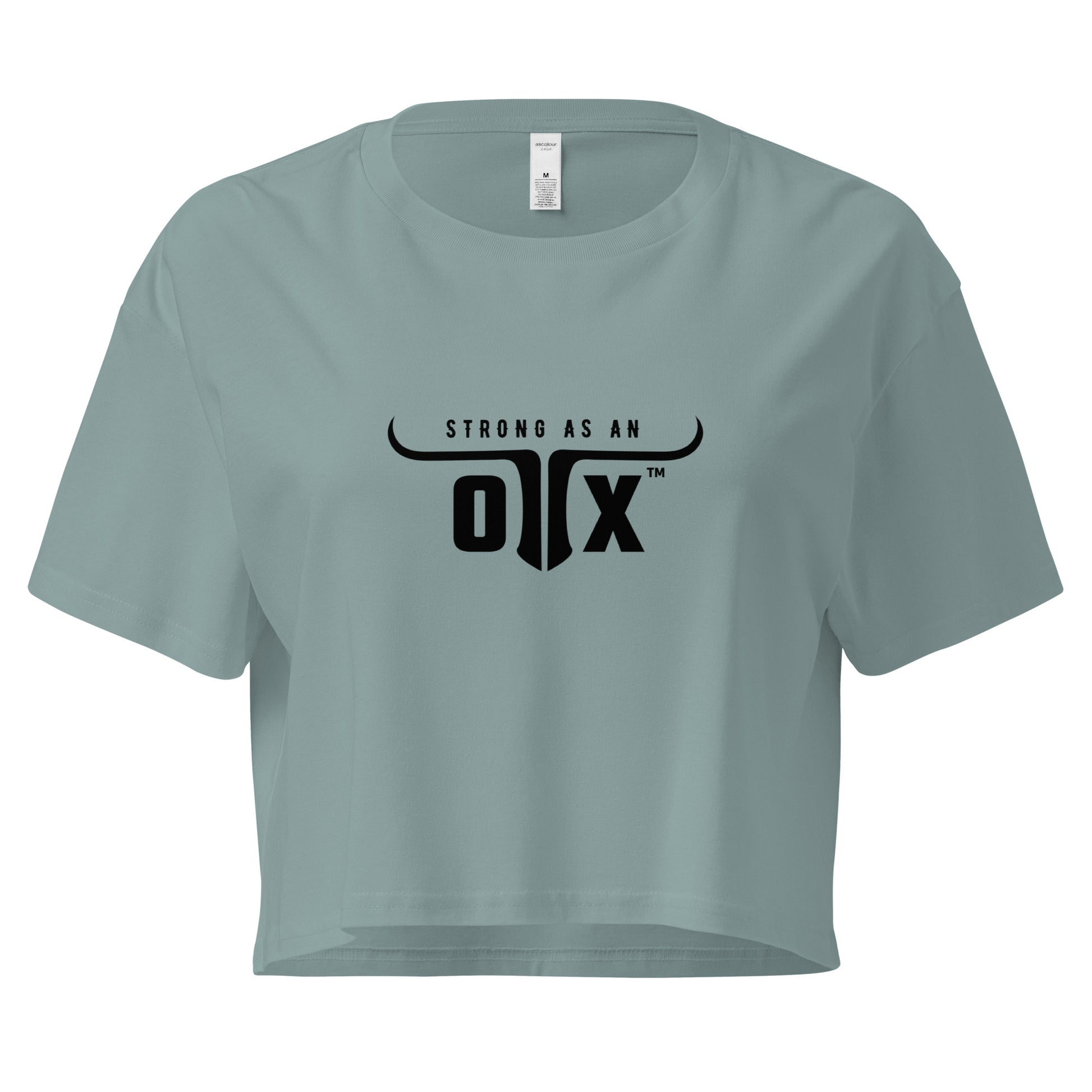 Premium Cotton Gym Crop Tee