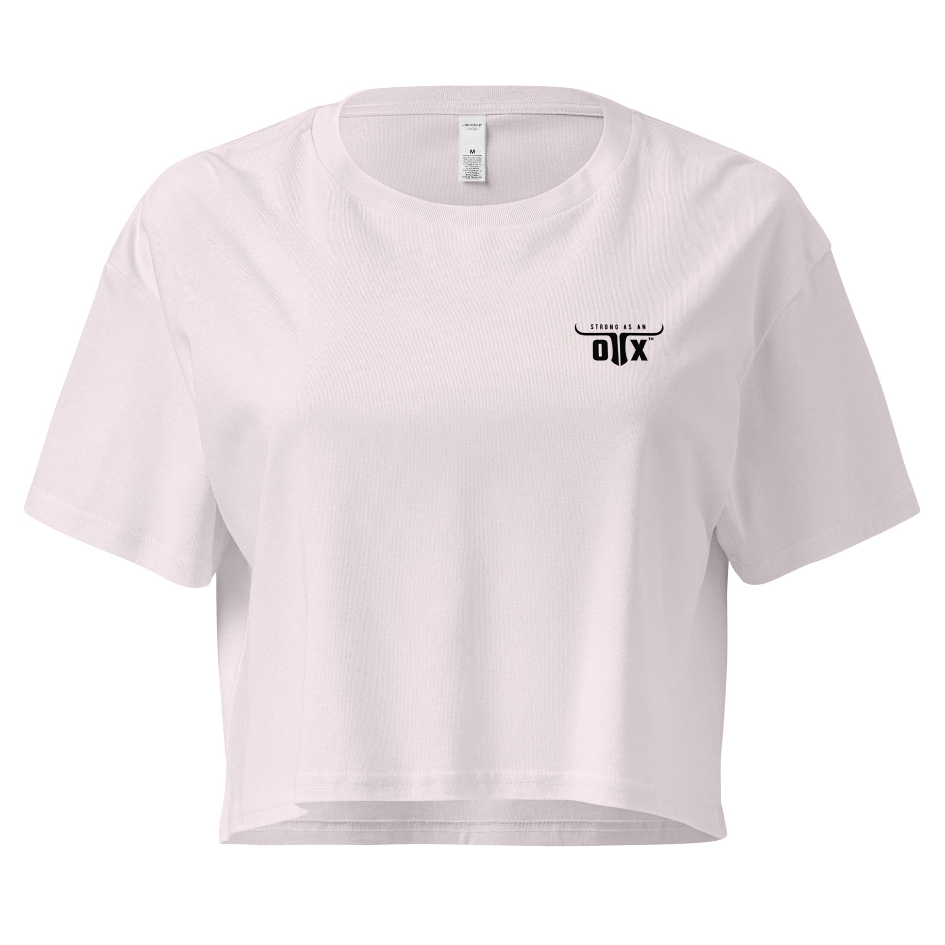 Premium Cotton Gym Crop Tee
