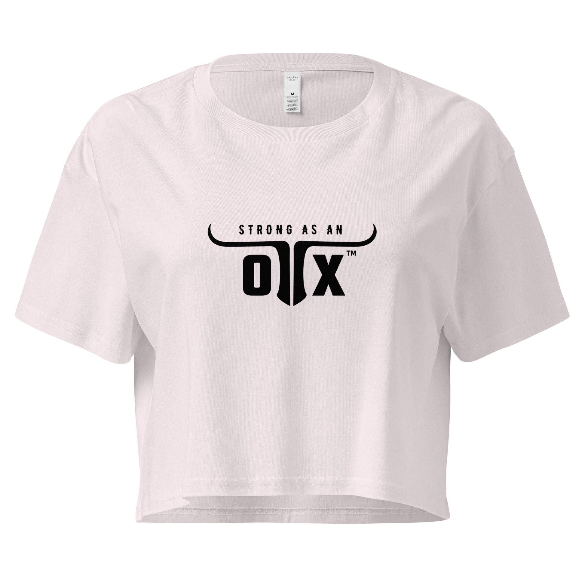 Premium Cotton Gym Crop Tee