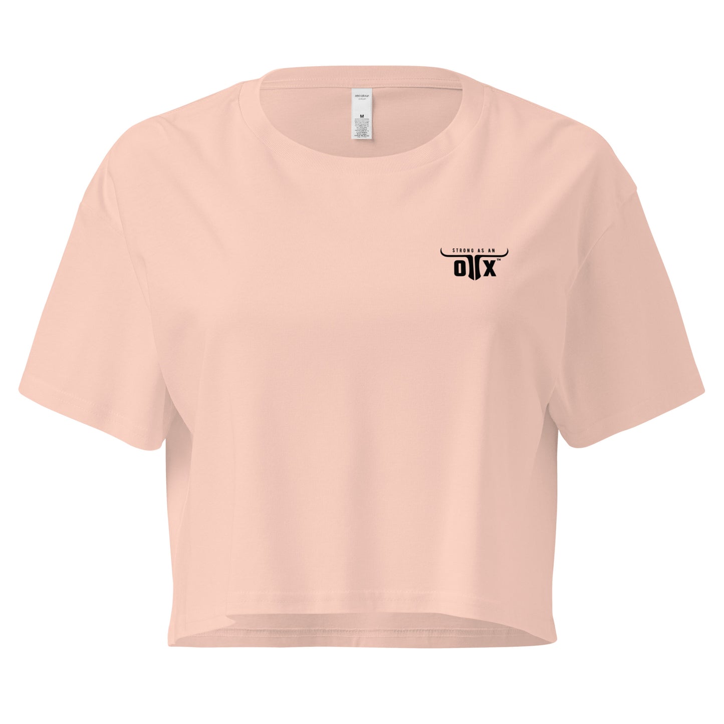 Premium Cotton Gym Crop Tee