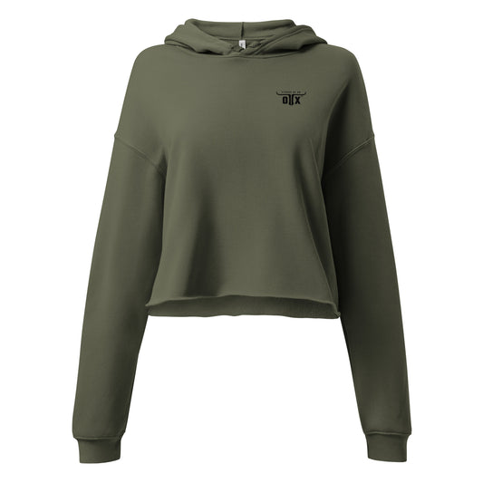 Women's Cropped Fleece Hoodie