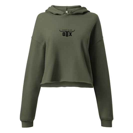 Women's Cropped Fleece Hoodie